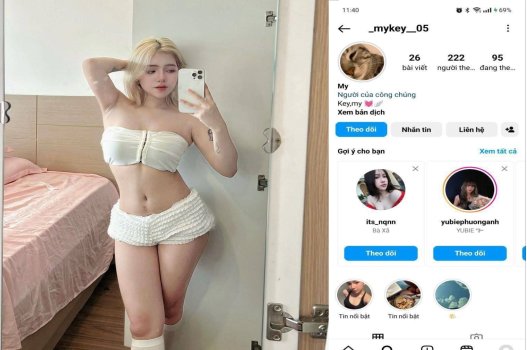 Clip sex Việt Mykey Tiktoker xinh gái