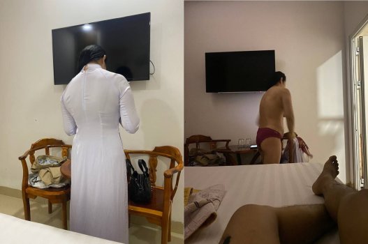 Cô giáo lẳng lơ đến nhà nghỉ kèm học thêm