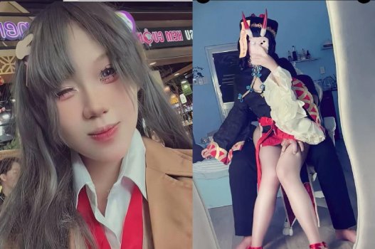 Nàng cosplay lộ clip 18+ kín đáo với bạn thân bạn trai