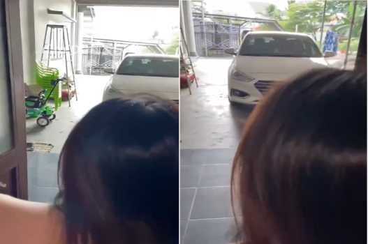 Sex lén lút trước cửa nhà sợ bố mẹ em về