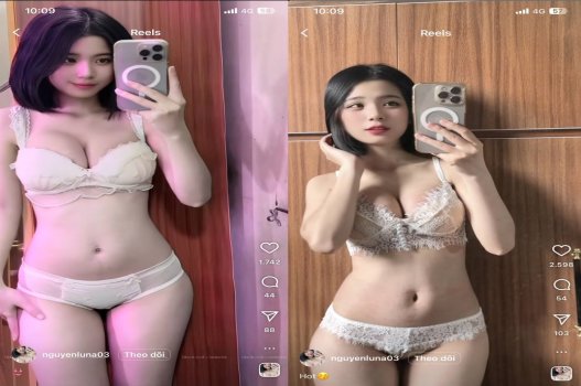 Tiktok bím múp ngực to căng mọng hấp dẫn